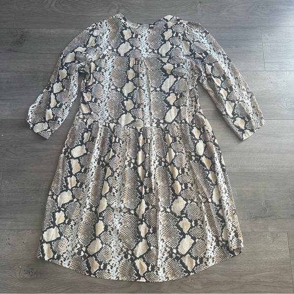 EUC Maeve Juno snake print mini dress - size medium - Picture 4 of 4